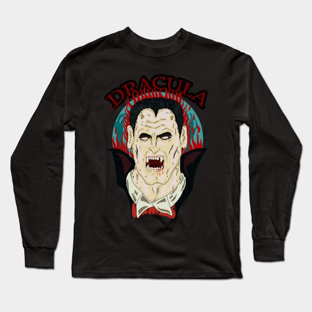 Conde Dracula Long Sleeve T-Shirt by Ragna.cold
